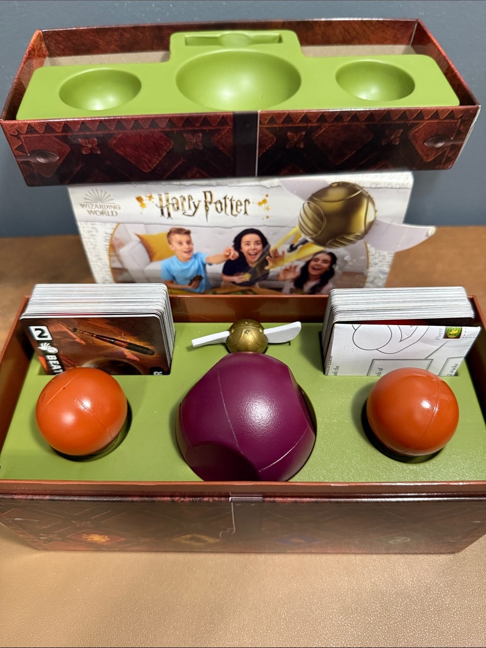 Harry Potter quidditch game for witches, wizards, and muggles golden snitch - Picture 5 of 8